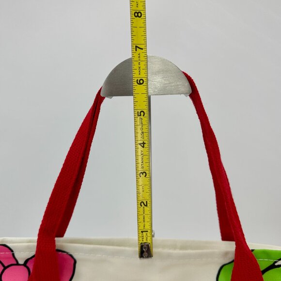 NEW Cartoon Character Canvas Tote Bag Mickey Minnie Goofy Donald Daisy Print - Picture 2 of 9